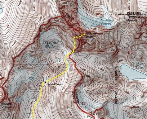 Granite Peak Montana Climbing Map And Route Information