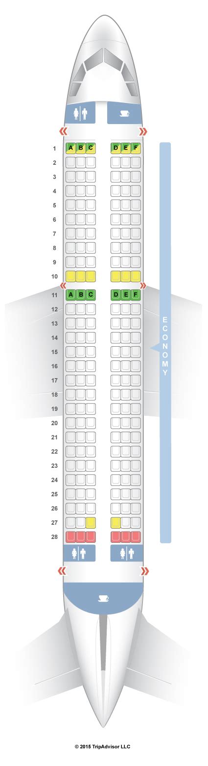 SeatGuru Seat Map Air India Airbus A320 (320) Layout 1