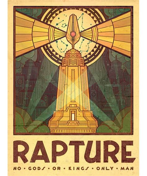 BioShock Rapture Tourism Poster | Ghost Story Games Store