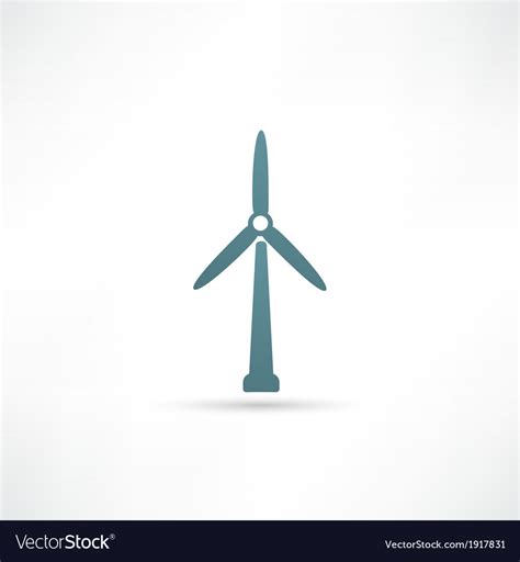 Wind turbine Royalty Free Vector Image - VectorStock