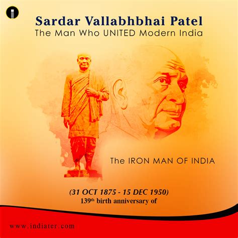 Best Banner Designers image on Sardar Vallabhbhai Patel Jayanti Free PSD Template - Indiater