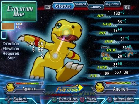 Digimon World Data Squad Agumon Evolution Map