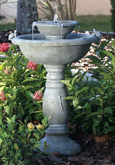 Solar-On-Demand Outdoor Fountaincountryliving | Garden water fountains, Water fountains outdoor ...