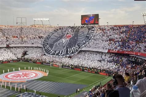 Eintracht Frankfurt unveil enormous pre Rangers tifo as German fans ...