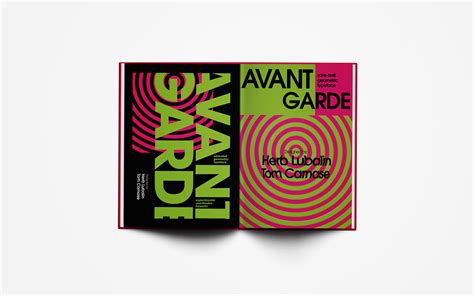 Avant Garde Typography Book :: Behance