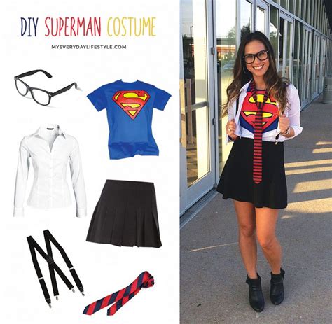 Homemade Superwoman Costume