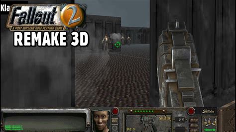 Fallout 2 remake 3D FPS shooter part 4 - YouTube