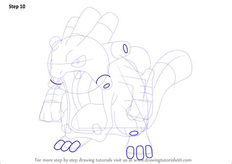 Learn How to Draw Exploud from Pokemon (Pokemon) Step by Step : Drawing ...