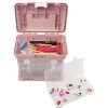 Stalwart Small Parts Organizer Tool Box, Pink : Target