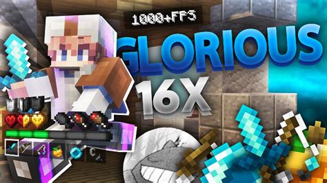 Glorious 16x review - The BEST bedwars pack I've ever used... - YouTube