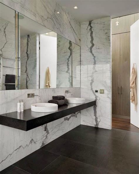 Salle de bain en marbre moderne – idées insolites qui respirent le luxe! - Maison 2018 | Modern ...