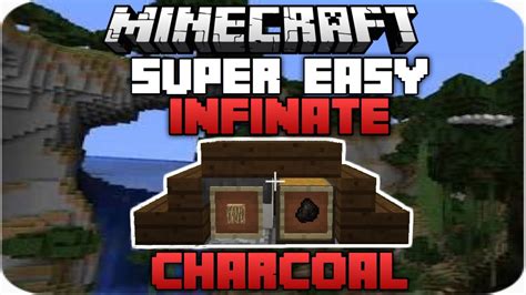 Minecraft PS4 Super small infinite charcoal farm - YouTube