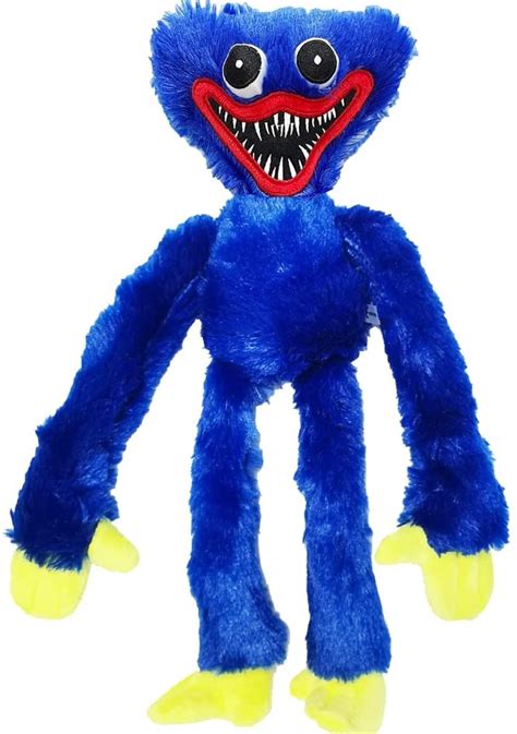 Buy 15.8 Inch Poppy Playtime Blue Huggy wuggys Plush Toy Monster Horror ...