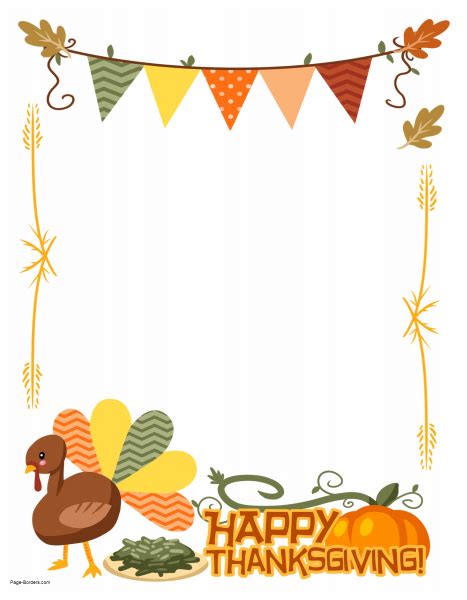 Free thanksgiving border, Download Free thanksgiving border png images ...