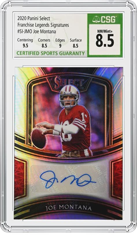 Catch this CSG-certified Card Signed by Joe Montana | CGC