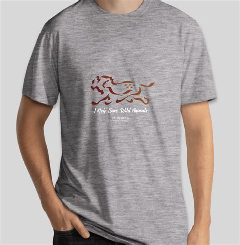 Save Wild Animals T-Shirt (Heather Gray) - PrideRock Wildlife Refuge