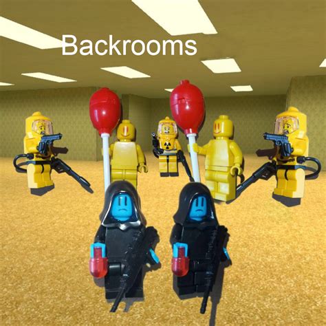 Backrooms Lego Minifigures Partygoer minifigures Partypoopers minifigures - SCP Foundation Shop