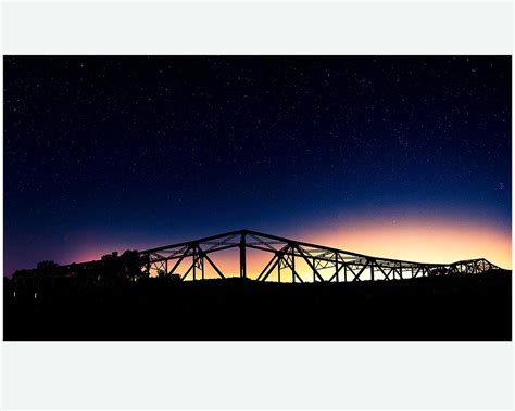 Brazos River Bridge Photograph by Koikoi Photography - Fine Art America