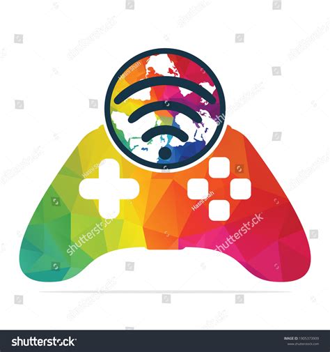 World Game Logo Design Template World Stock Vector (Royalty Free ...