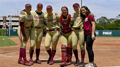 No. 6 FSU softball wins series over NC State on senior day