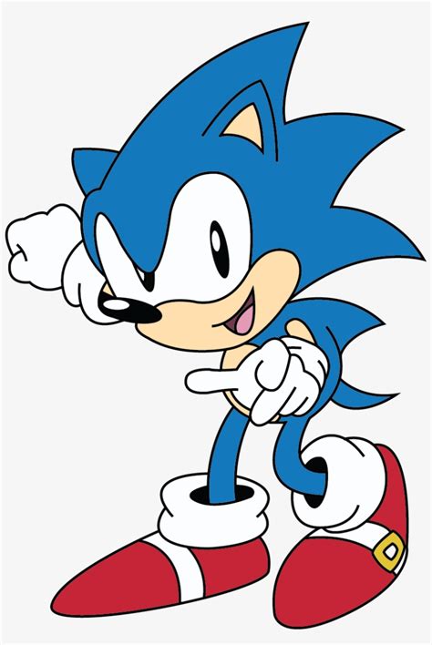 0knu7t7 - Sonic Art Assets Classic Sonic Transparent PNG - 833x1205 - Free Download on NicePNG