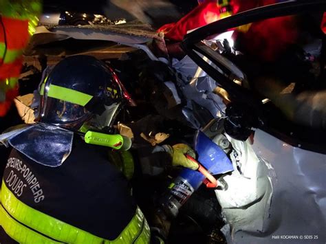 Accident de voiture 16/02/2020 | Sapeurs-pompiers du Doubs