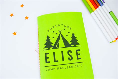 Printable summer camp activity book for kids - Merriment Design