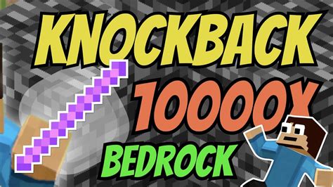 How To Get A Knockback 1,000 Stick In Minecraft Bedrock Tutorial! - YouTube