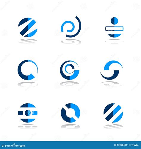 Design elements set stock vector. Illustration of circular - 172984011