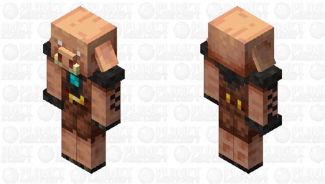 Piglin in the netherite armor Minecraft Mob Skin