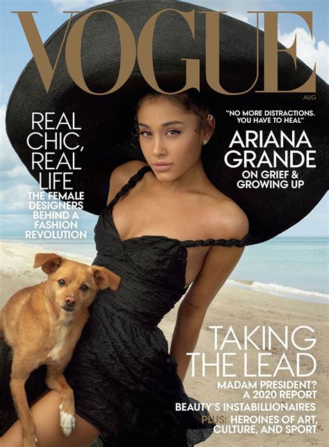 Ariana Grande covers Vogue US August 2019 by Annie Leibovitz ...