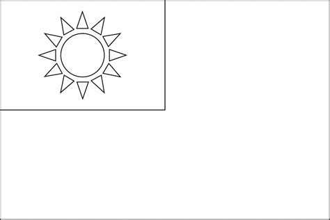 Flag of Taiwan, 2009 | ClipArt ETC