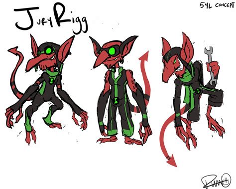 5YL Concept- Jury Rigg by O-R-Ash on DeviantArt | Ben 10 comics, Ben 10, Ben 10 omniverse