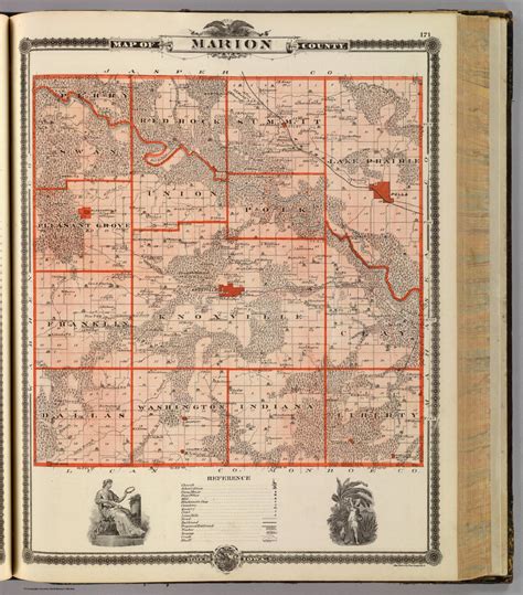 Map of Marion County, State of Iowa. - David Rumsey Historical Map Collection