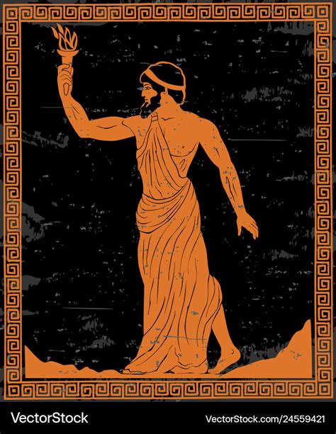 Ancient greek hero Royalty Free Vector Image - VectorStock