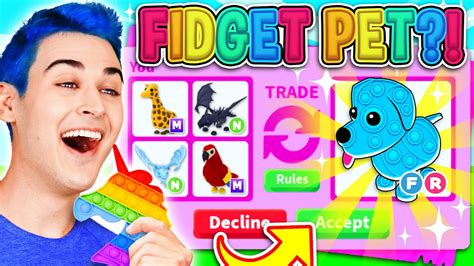 *FIDGET TOYS* Decide What I TRADE In Adopt Me Roblox !! Roblox Adopt Me Trading And FIDGET ...