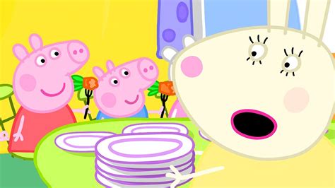 Peppa Pig English Episodes | Miss Rabbit‚Äôs Day Off | Peppa Pig Season 4 - YouTube