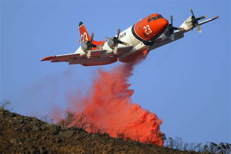 Firefighting Planes Battle Wildfires And Old Age : NPR