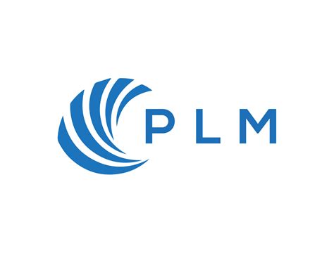 PLM letter logo design on white background. PLM creative circle letter logo concept. PLM letter ...