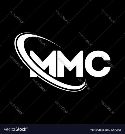 Mmc logo letter letter logo design Royalty Free Vector Image