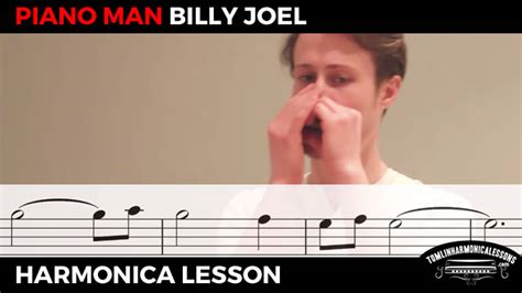 How to play Piano Man by Billy Joel on a C harmonica for beginners ...