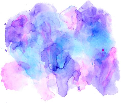 Watercolor paint brush strokes from a hand drawn background 9597691 PNG