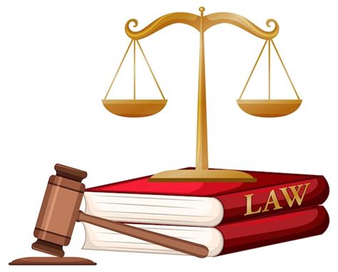 Free Vector | The Scales of Justice and Legal Hammer