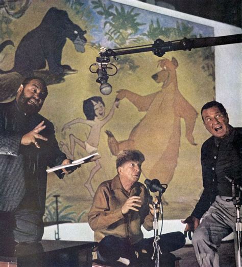 Sebastian Cabot, Sterling Holloway and Phil Harris working on the ...