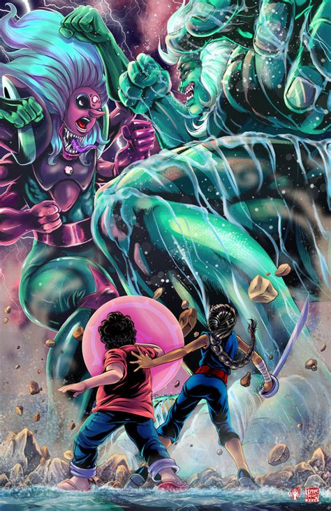 TyrineCarver: Artwork and Amusements — Steven Universe - Fusion Battle by...