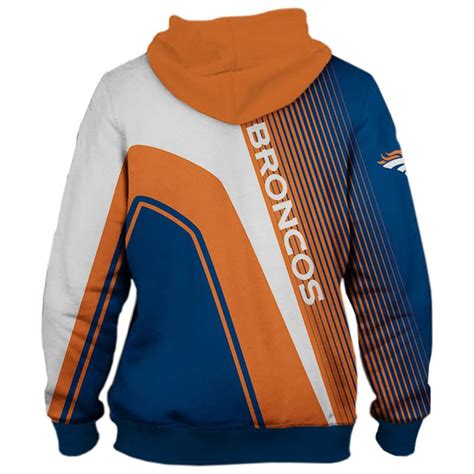 18% SALE OFF Denver Broncos Hoodies Cheap 3D Sweatshirt Pullover – 4 Fan Shop