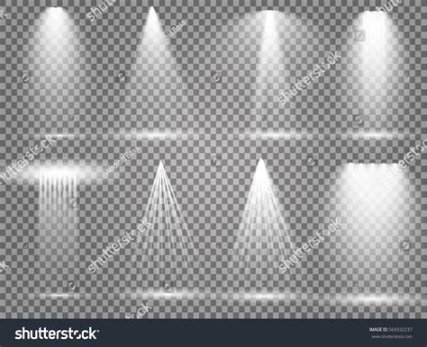 Vector Light Sources Concert Lighting Stage Stock Vector (Royalty Free ...