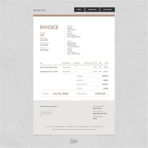 Include links to invoices in POS receipt email - Sufio for Shopify