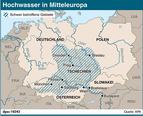 Hochwassergebiete in Mitteleuropa 2013 (© picture-alliance/dpa, dpa ...