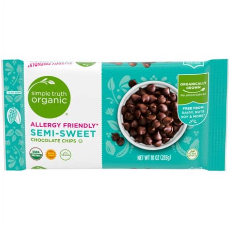 Simple Truth Organic® Semi-Sweet Vegan Chocolate Chips, 10 oz - Kroger